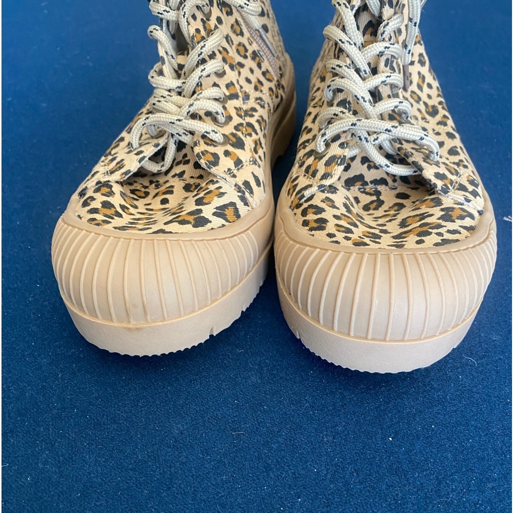 Canvas high tops in animal print by PROMOD- from Bordeaux, France 🇫🇷 Brand NEW - Picture 6 of 11